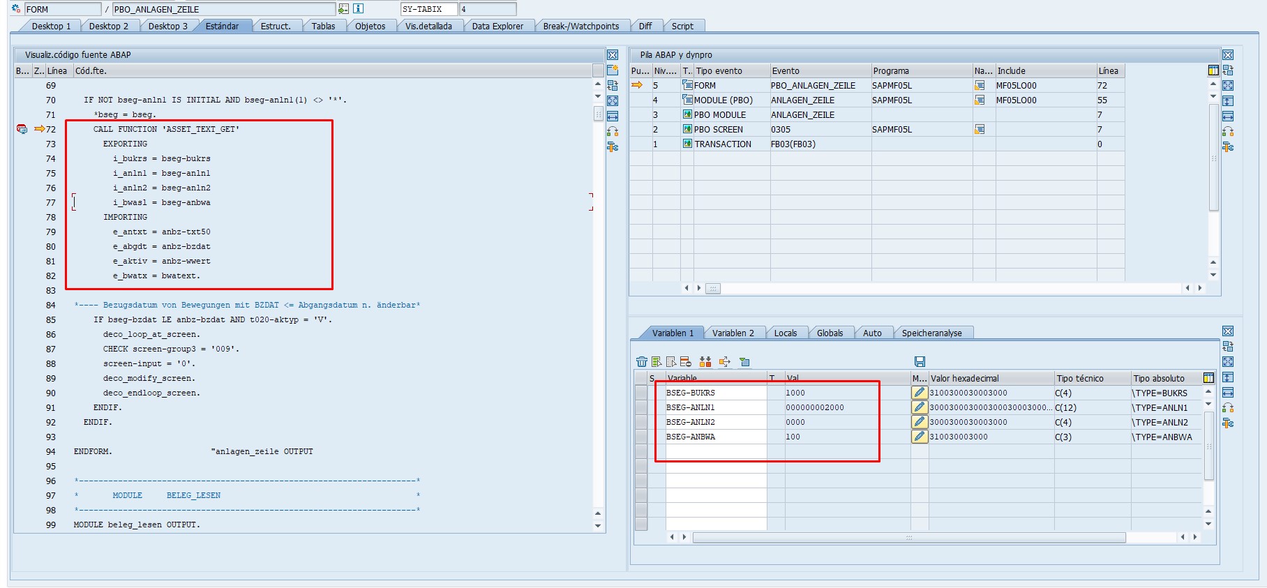 Function values