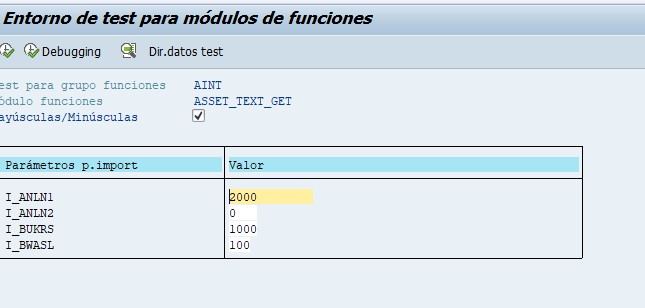 Debug data